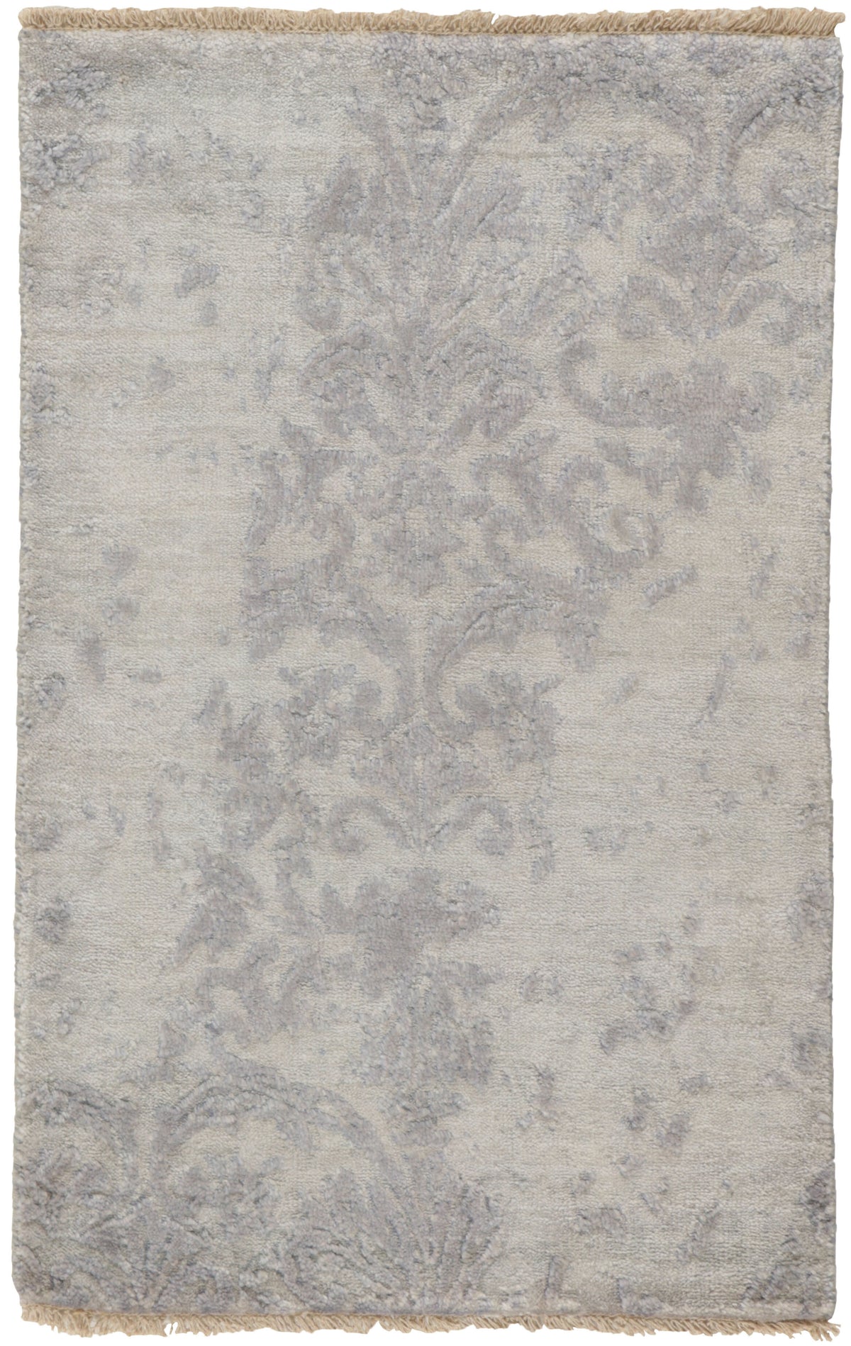 Hand Knotted Kashmir Rugs - Classic and Modern in The Damask Collection60 cm x 90 cm