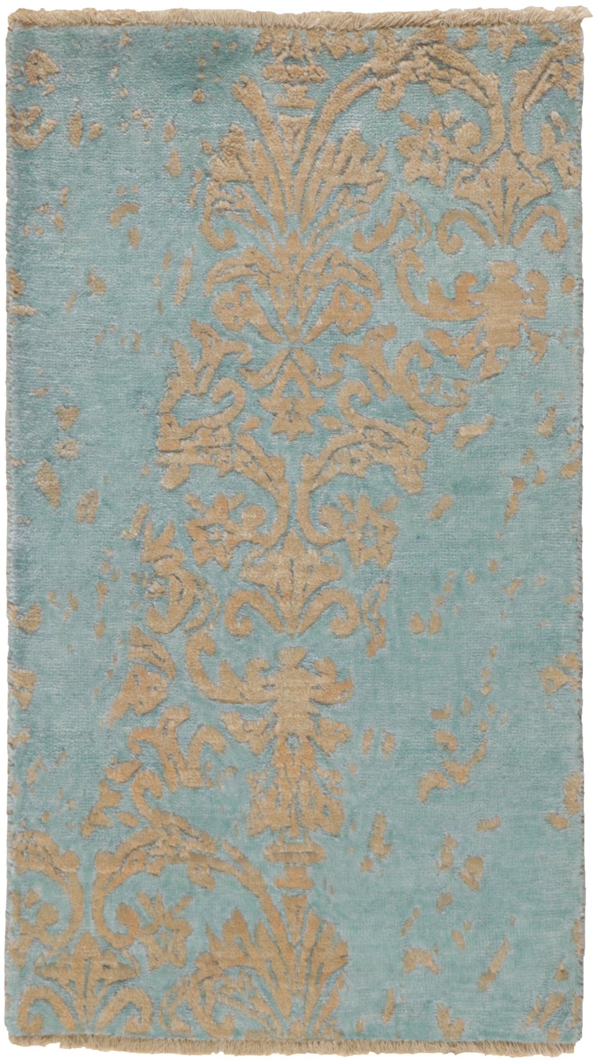 Timeless Elegance in Hand Knotted Rugs from Kashmir - The Damask Collection60 cm x 90 cm