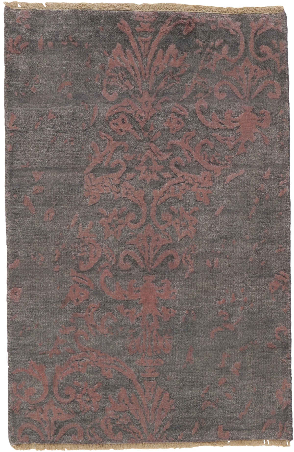 The Damask Collection: Elegant Hand Knotted Kashmir Rugs for Stylish Interiors60 cm x 90 cm