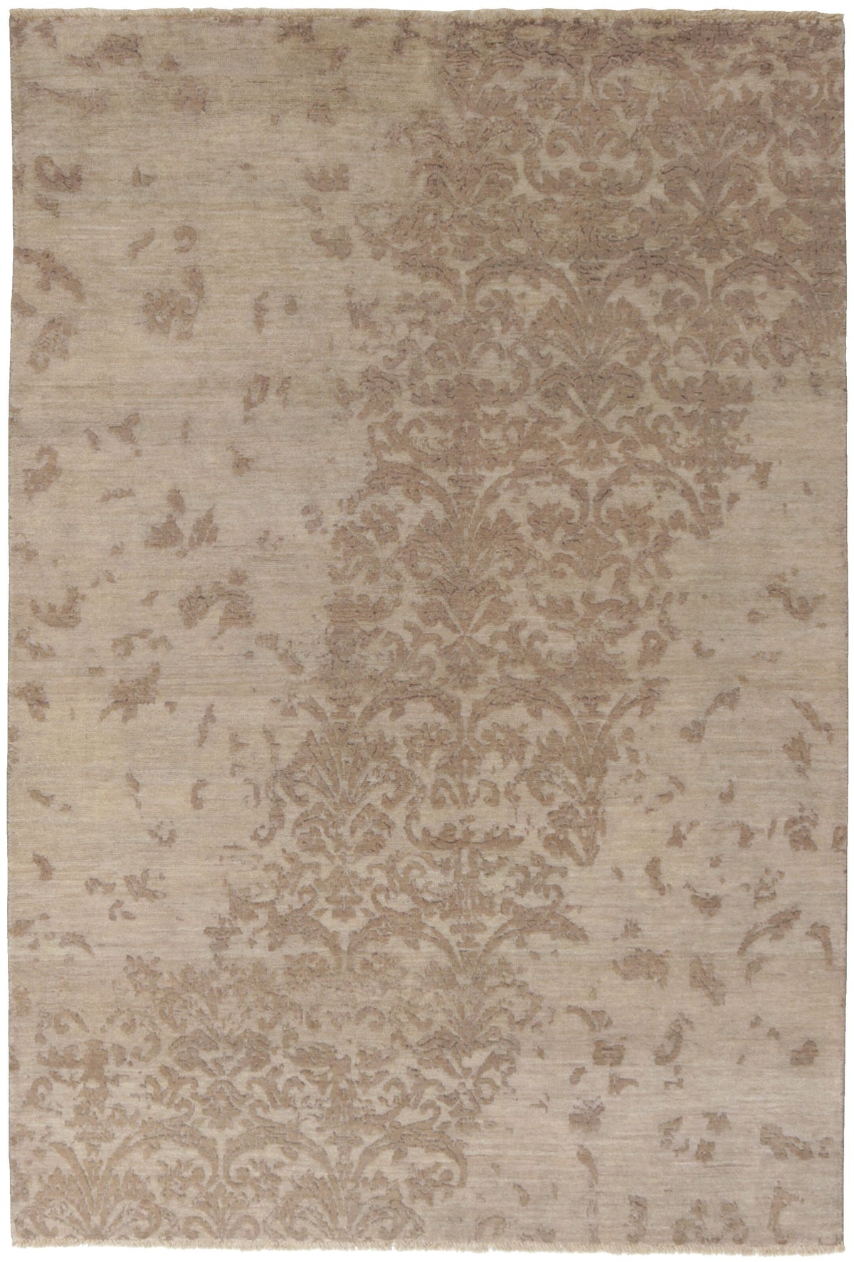 The Damask Collection: Timeless Hand Knotted Kashmir Rugs for Classic Style141 cm x 200 cm