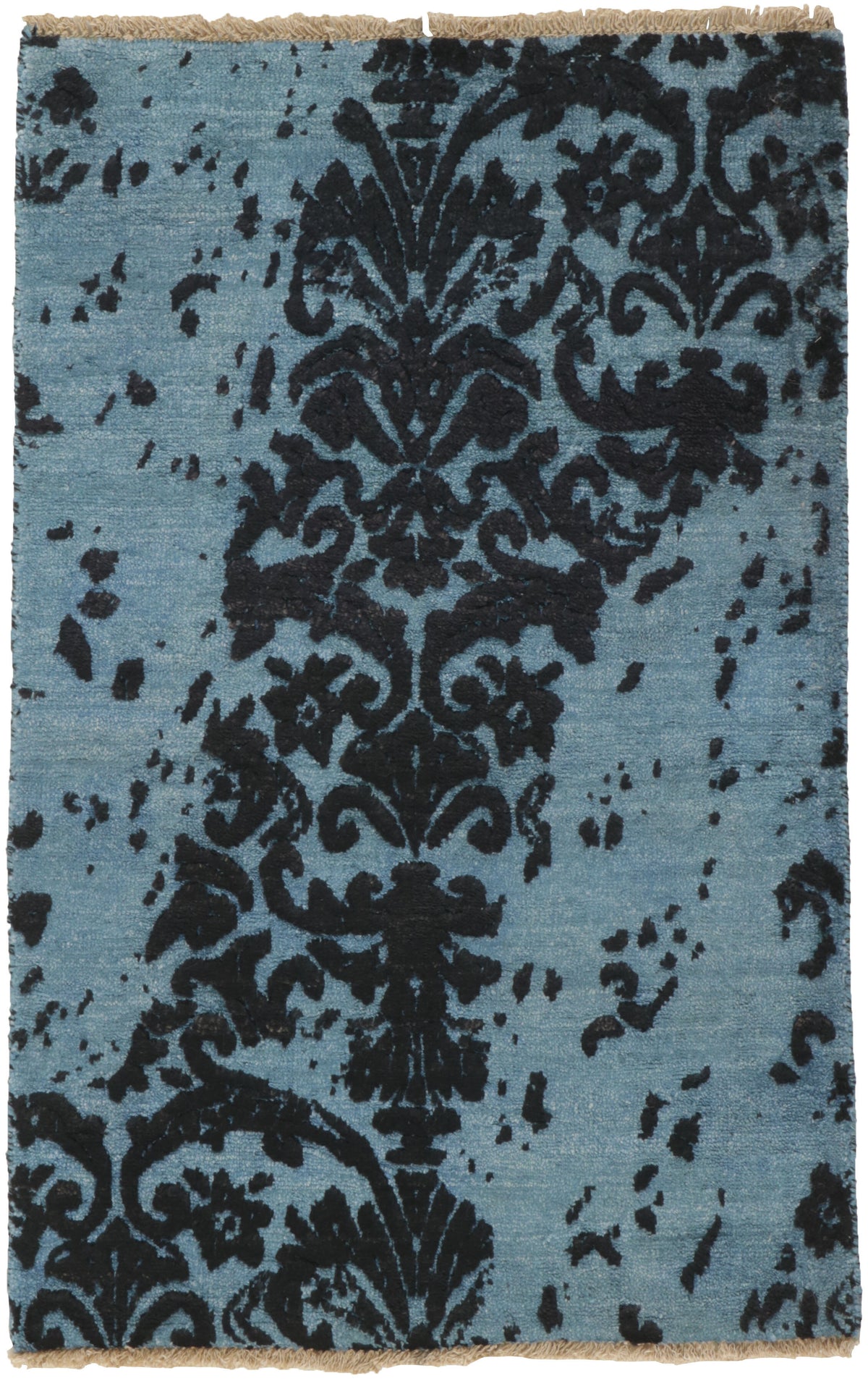 Timeless Hand Knotted Kashmir Rugs - The Damask Collection for Stylish Spaces60 cm x 90 cm