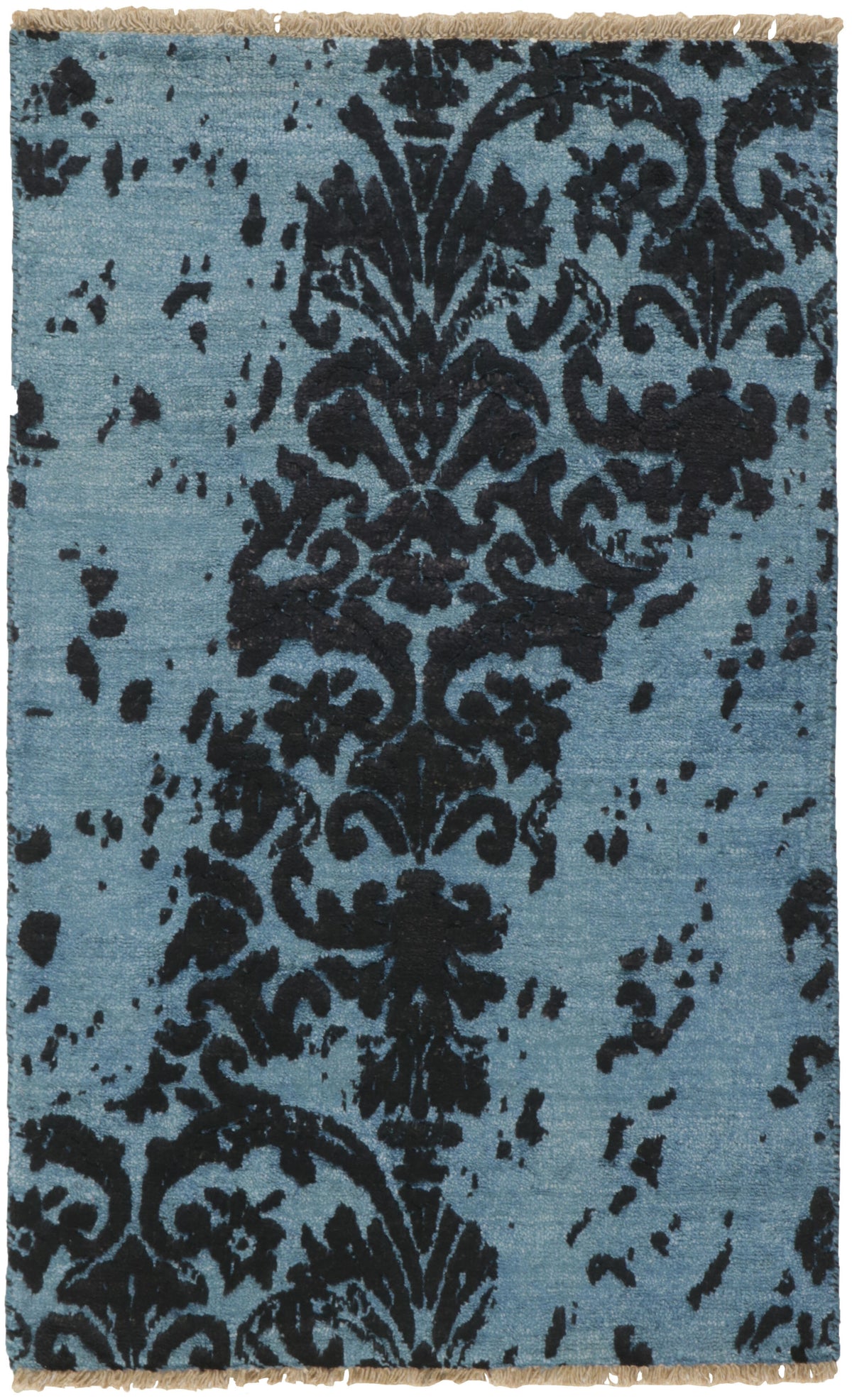 Hand Knotted Kashmir Rugs - Luxurious Choices in The Damask Collection60 cm x 90 cm