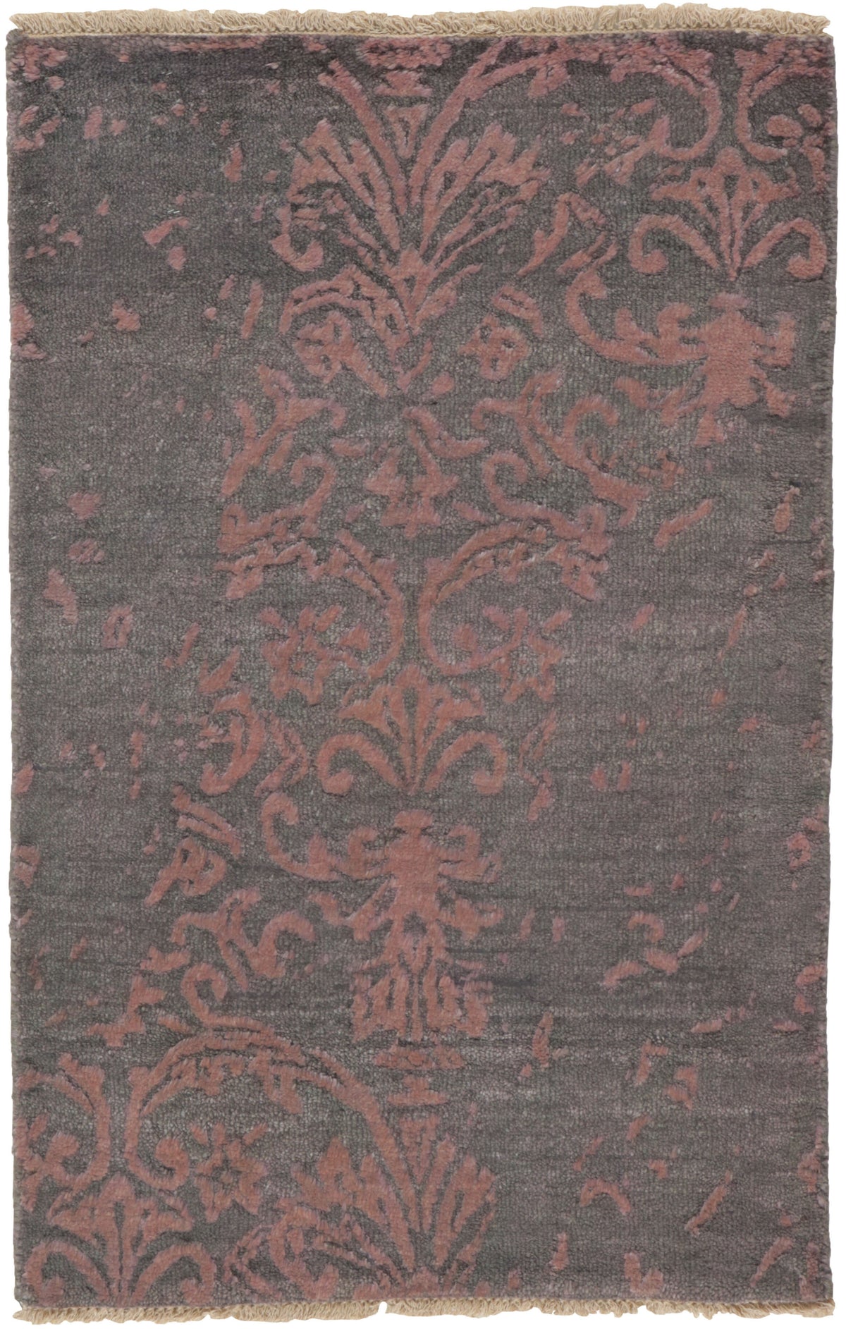 Elegant Hand Knotted Kashmir Rugs - Explore The Damask Collection60 cm x 90 cm