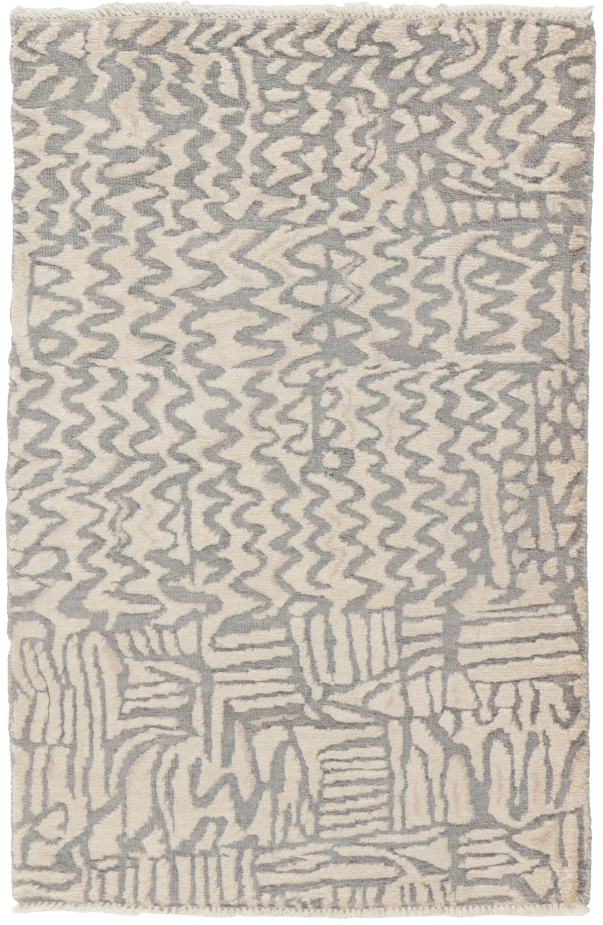 Elegant Hand Knotted Kashmir Rugs - The Damask Collection for Luxurious Homes60 cm x 90 cm