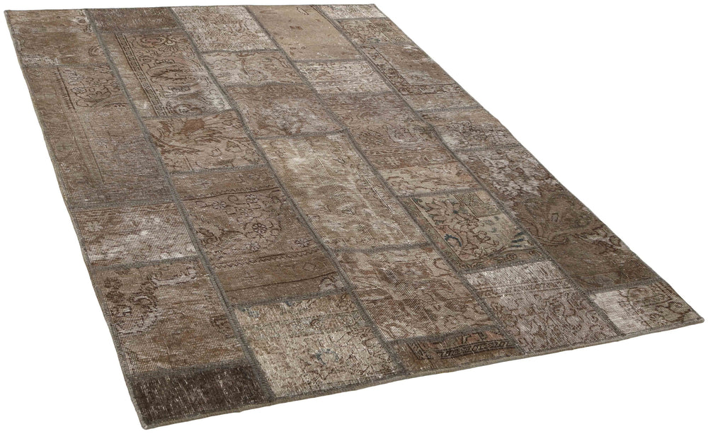 Vintage Royal Patchwork Rugs | Antique Persian Handcraft139 cm x 202 cm