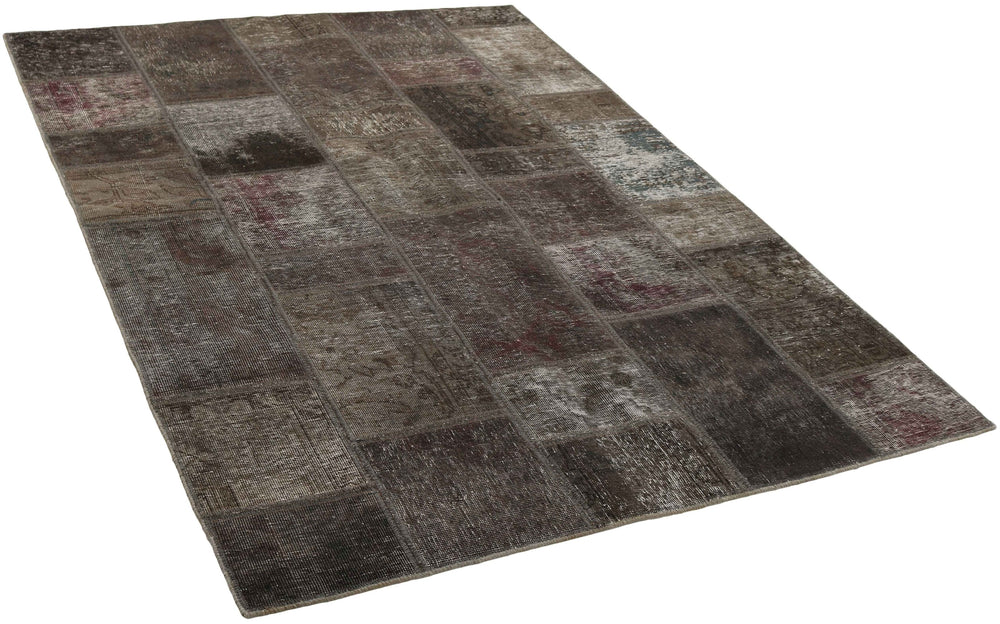 Vintage Royal Patchwork Rugs | Antique Persian Handcraft143 cm x 201 cm