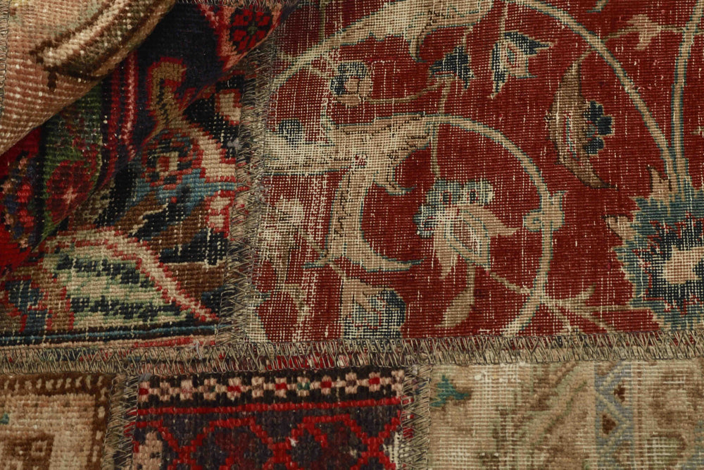 Vintage Royal Patchwork Rugs | Antique Persian Handcraft143 cm x 201 cm