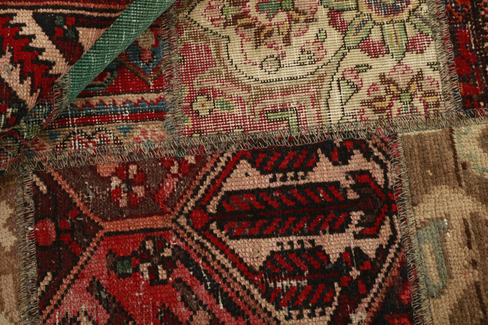 Vintage Royal Patchwork Rugs | Antique Persian Handcraft142 cm x 203 cm