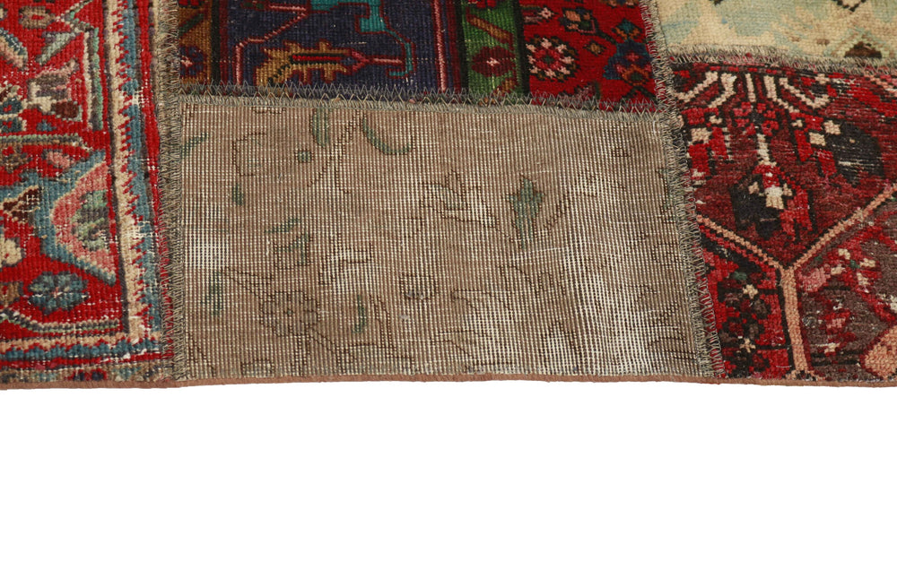 Vintage Royal Patchwork Rugs | Antique Persian Handcraft141 cm x 203 cm
