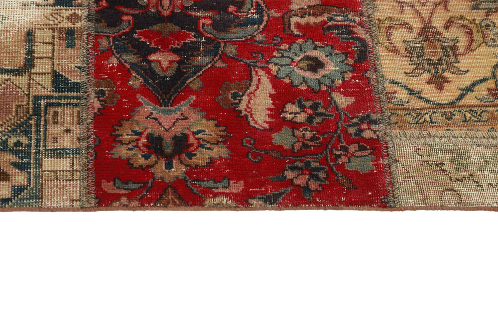 Vintage Royal Patchwork Rugs | Antique Persian Handcraft143 cm x 202 cm