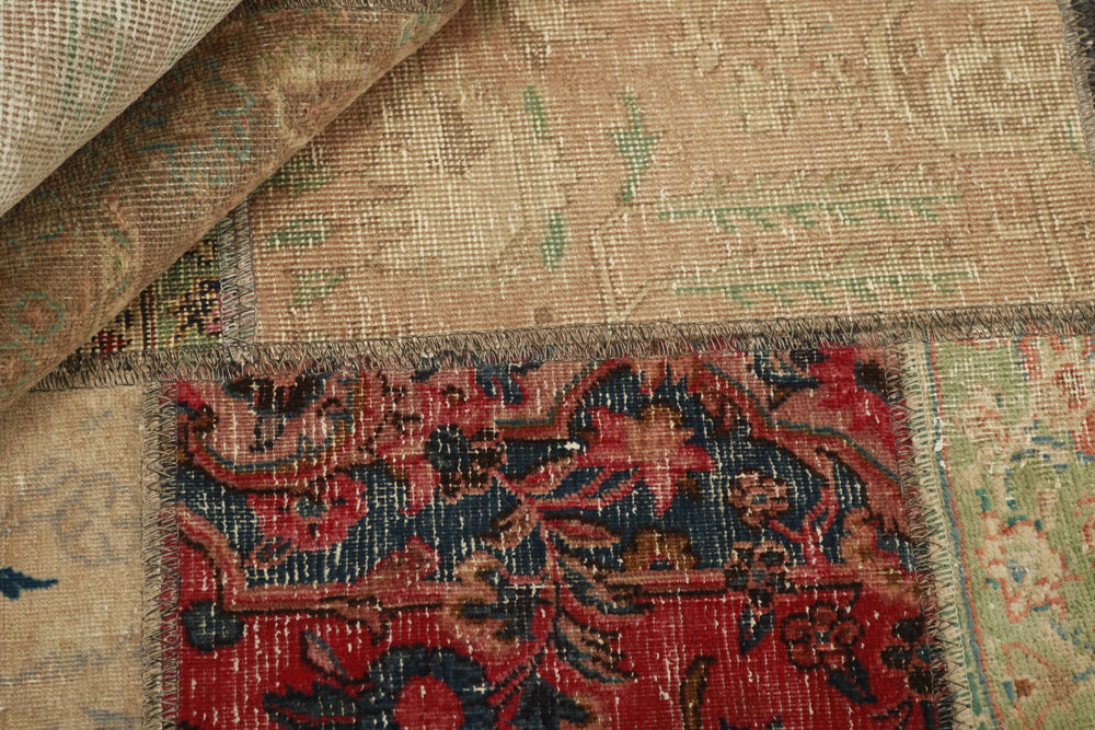 Vintage Royal Patchwork Rugs | Antique Persian Handcraft144 cm x 202 cm