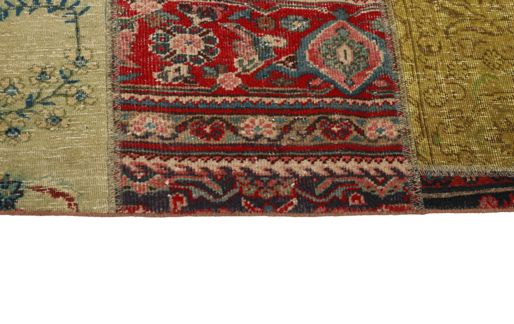 Vintage Royal Patchwork Rugs | Antique Persian Handcraft144 cm x 202 cm