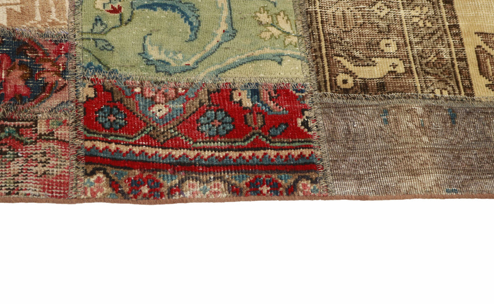 Vintage Royal Patchwork Rugs | Antique Persian Handcraft143 cm x 202 cm