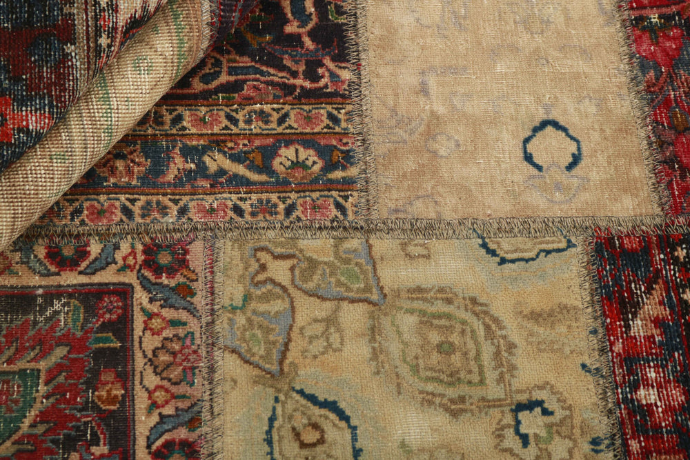 Vintage Royal Patchwork Rugs | Antique Persian Handcraft144 cm x 207 cm