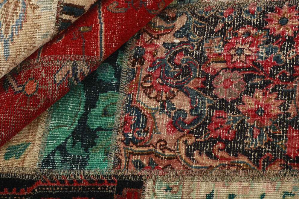 Vintage Royal Patchwork Rugs | Antique Persian Handcraft167 cm x 237 cm