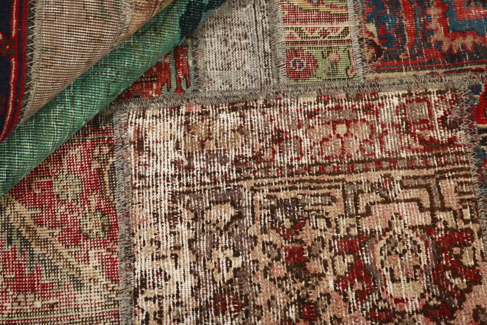 Vintage Royal Patchwork Rugs | Antique Persian Handcraft161 cm x 235 cm