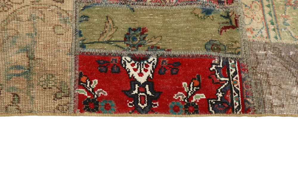Vintage Royal Patchwork Rugs | Antique Persian Handcraft161 cm x 235 cm