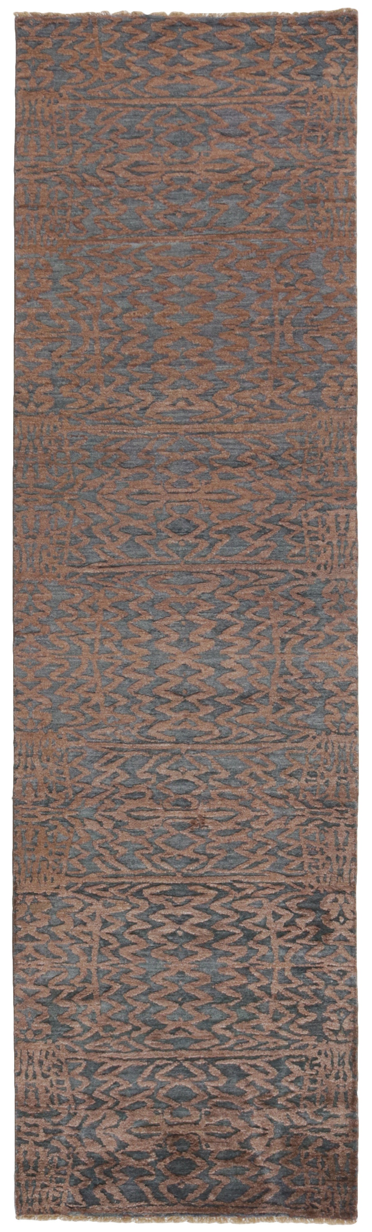 Elegant Hand Knotted Kashmir Rugs - The Damask Collection for Every Taste80 cm x 301 cm