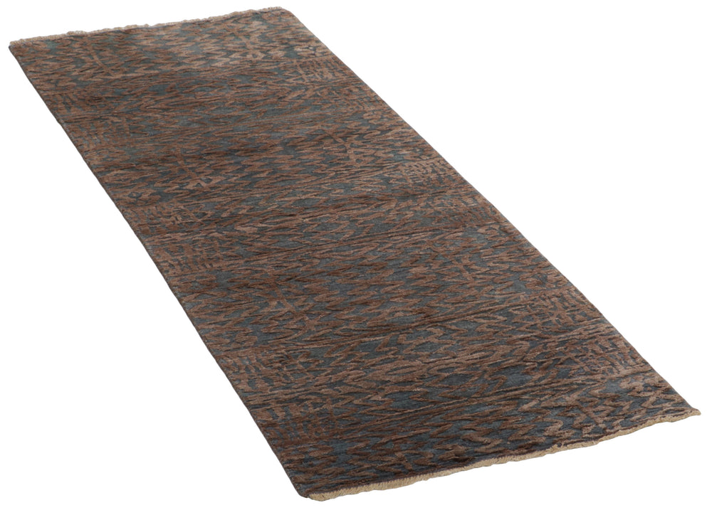 The Damask Collection: Hand Knotted Rugs from Kashmir for Classic Interiors83 cm x 250 cm