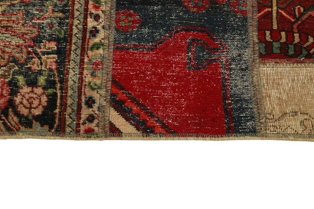 Vintage Royal Patchwork Rugs | Antique Persian Handcraft172 cm x 238 cm