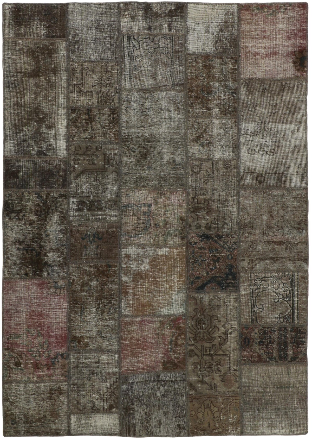 Vintage Royal Patchwork Rugs | Antique Persian Handcraft169 cm x 240 cm