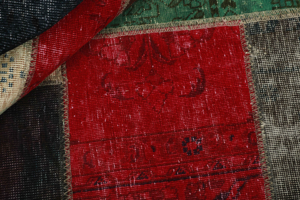 Vintage Royal Patchwork Rugs | Antique Persian Handcraft141 cm x 198 cm