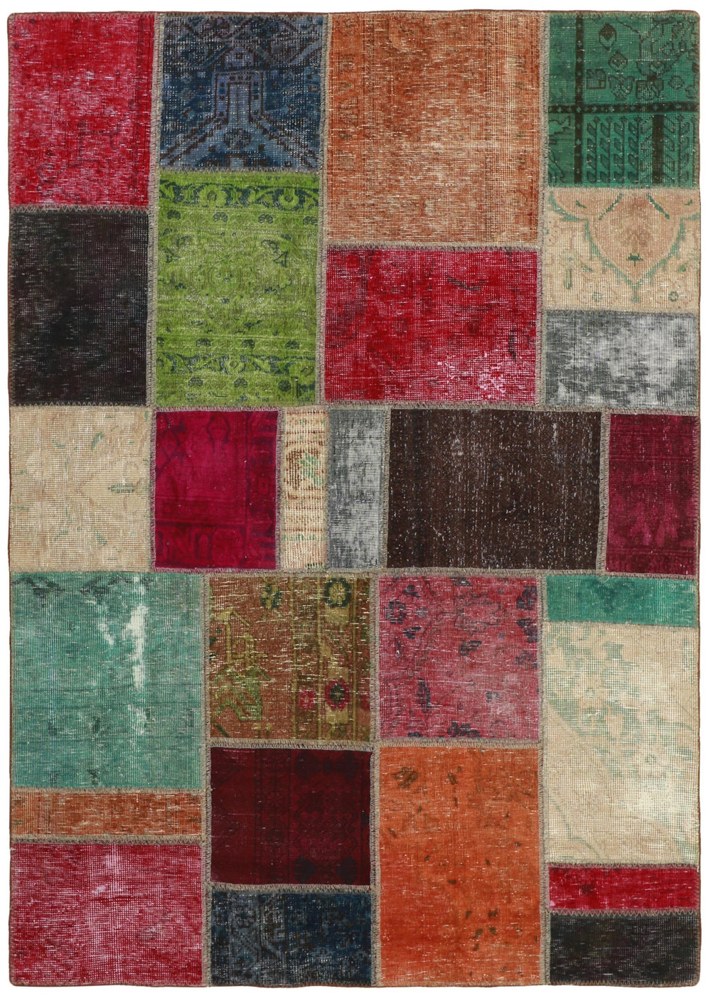 Vintage Royal Patchwork Rugs | Antique Persian Handcraft140 cm x 200 cm