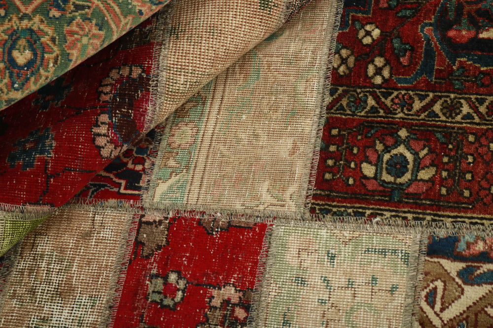 Vintage Royal Patchwork Rugs | Antique Persian Handcraft142 cm x 198 cm