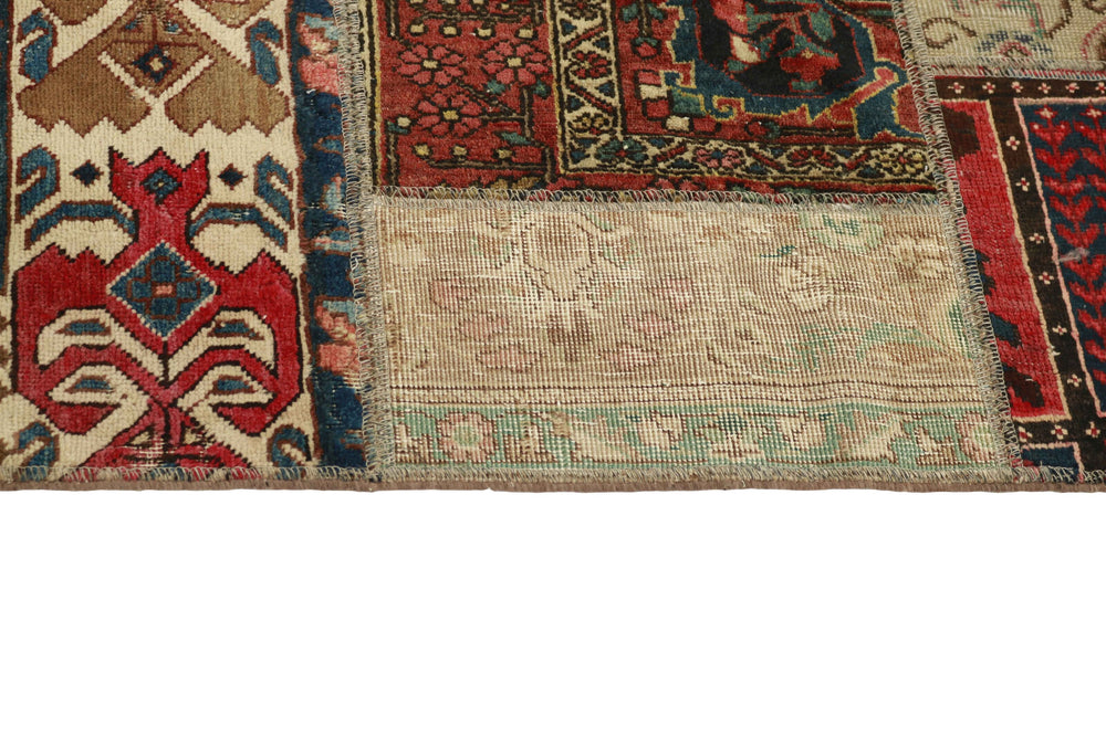 Vintage Royal Patchwork Rugs | Antique Persian Handcraft142 cm x 198 cm