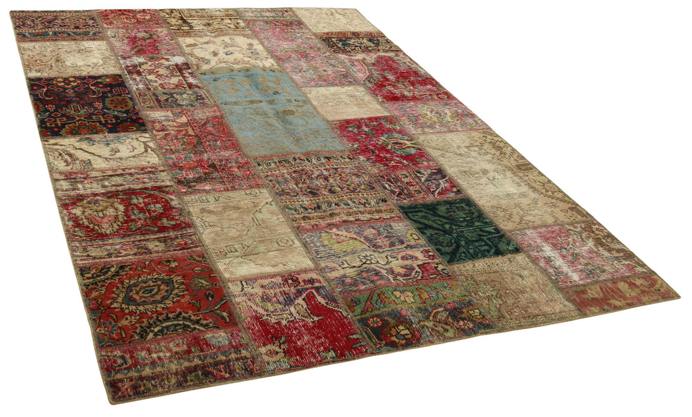 Vintage Royal Patchwork Rugs | Antique Persian Handcraft171 cm x 242 cm