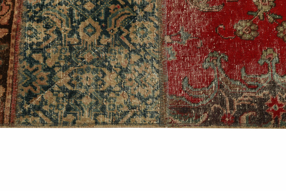 Vintage Royal Patchwork Rugs | Antique Persian Handcraft172 cm x 241 cm