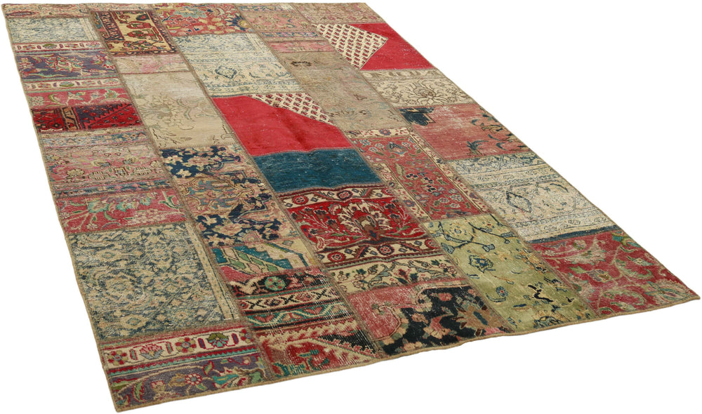 Vintage Royal Patchwork Rugs | Antique Persian Handcraft169 cm x 240 cm