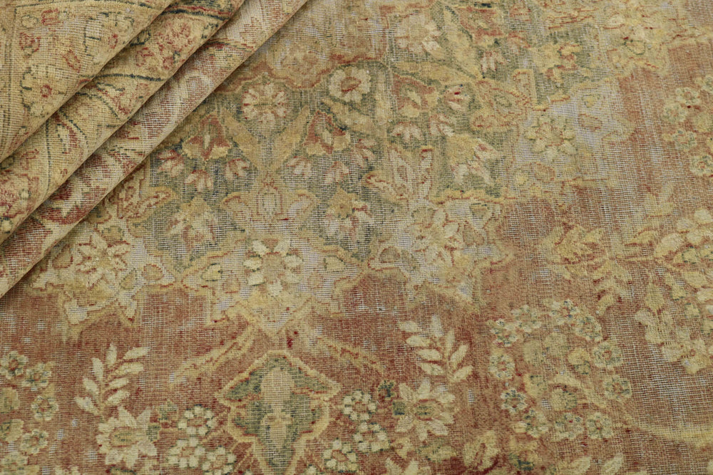Vintage Kerman Fine Collection: Antique Persian Hand-Knotted Rugs in Stonewashed, Recoloured Finishes296 cm x 396 cm