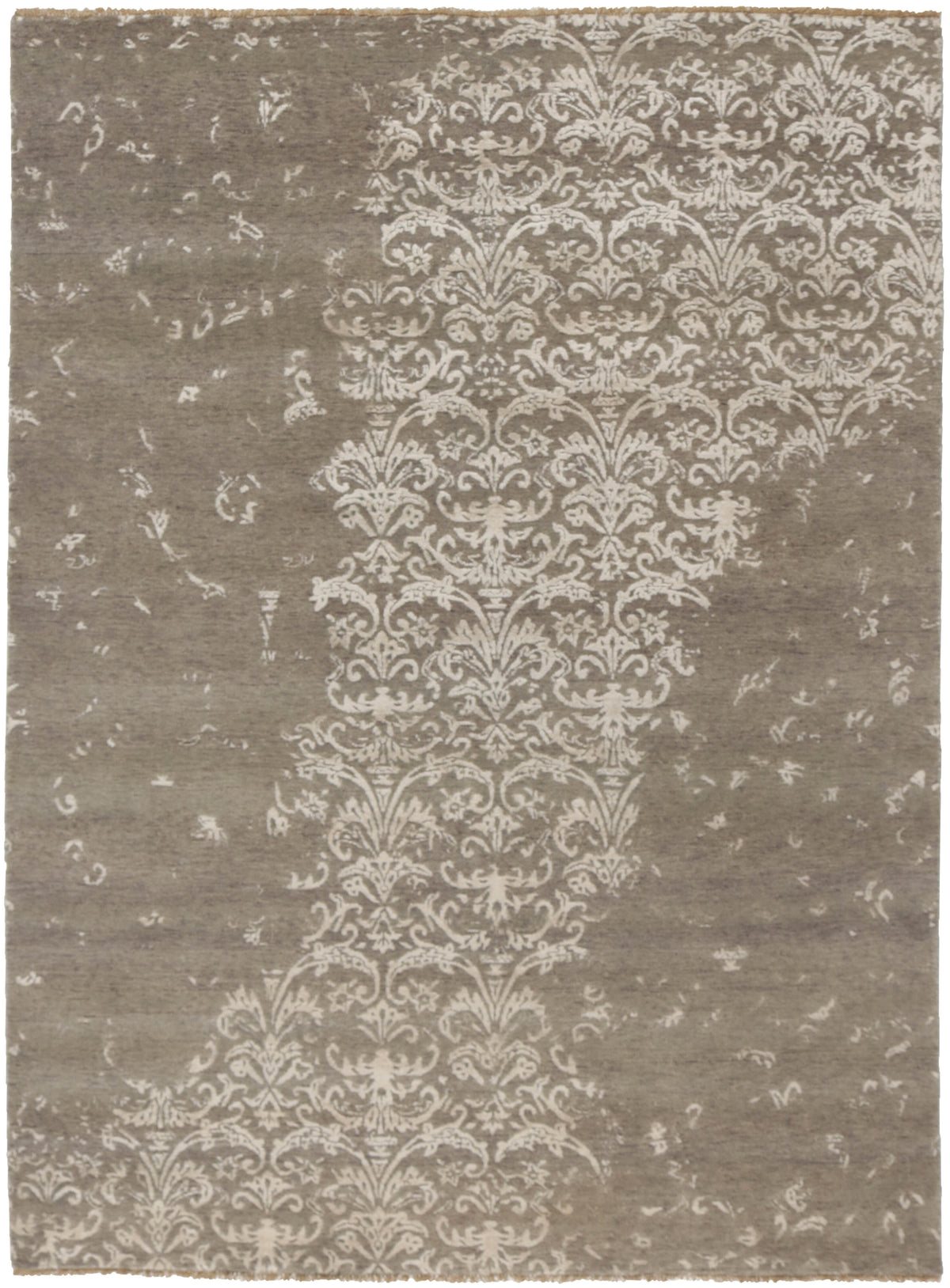 The Damask Collection: Elegant Hand Knotted Rugs from Kashmir for Your Home177 cm x 243 cm