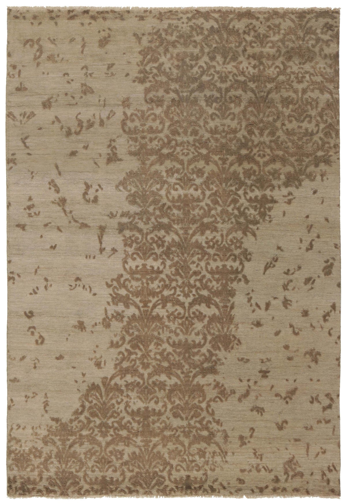 Hand Knotted Kashmir Rugs - The Damask Collection for Elegant Spaces167 cm x 243 cm