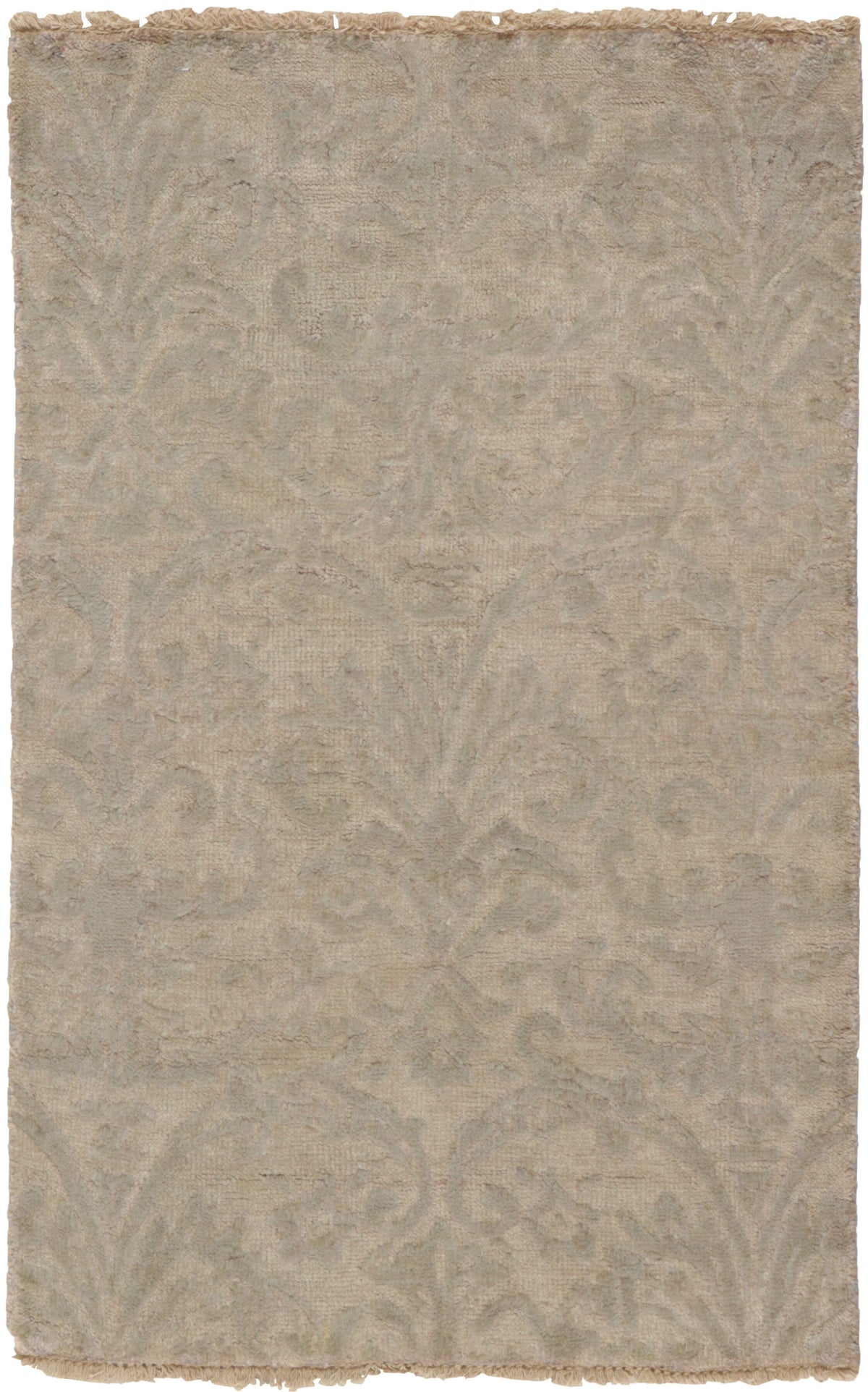 Elegant Hand Knotted Kashmir Rugs - The Damask Collection for Luxurious Homes60 cm x 90 cm