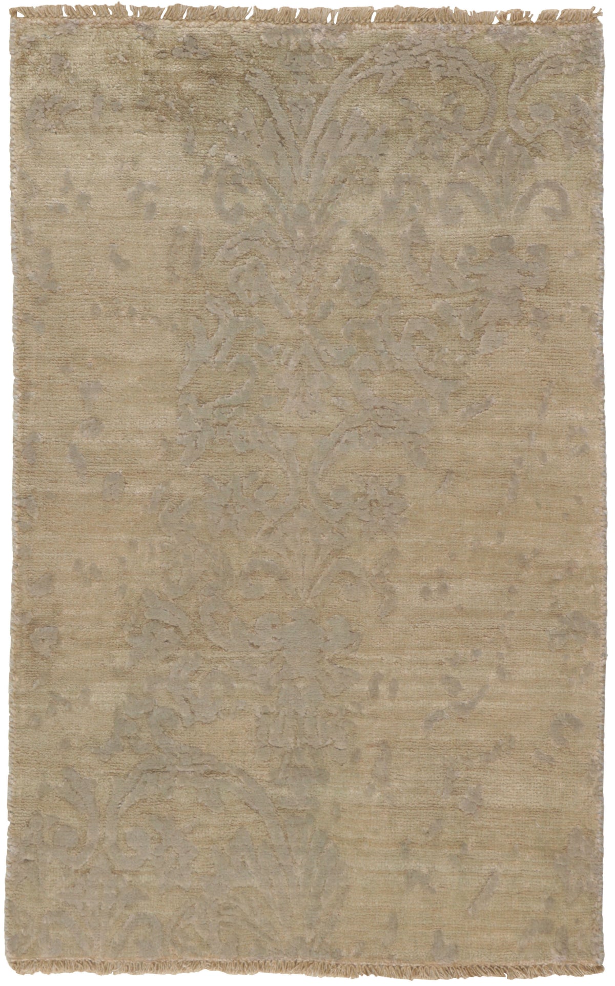 Hand Knotted Kashmir Rugs - The Damask Collection for Elegant Spaces60 cm x 90 cm