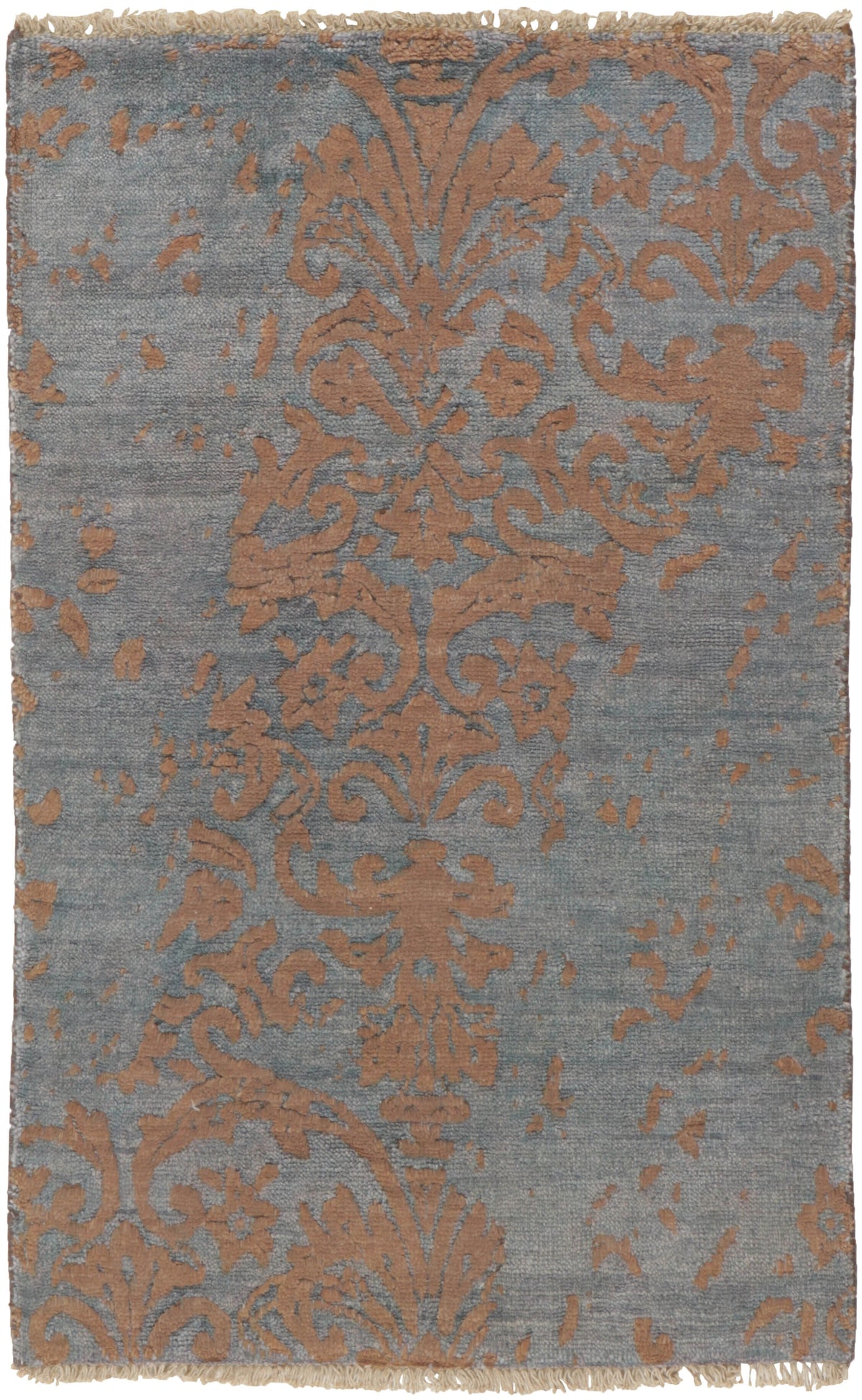 Elegant Hand Knotted Kashmir Rugs - The Damask Collection for Every Taste60 cm x 90 cm