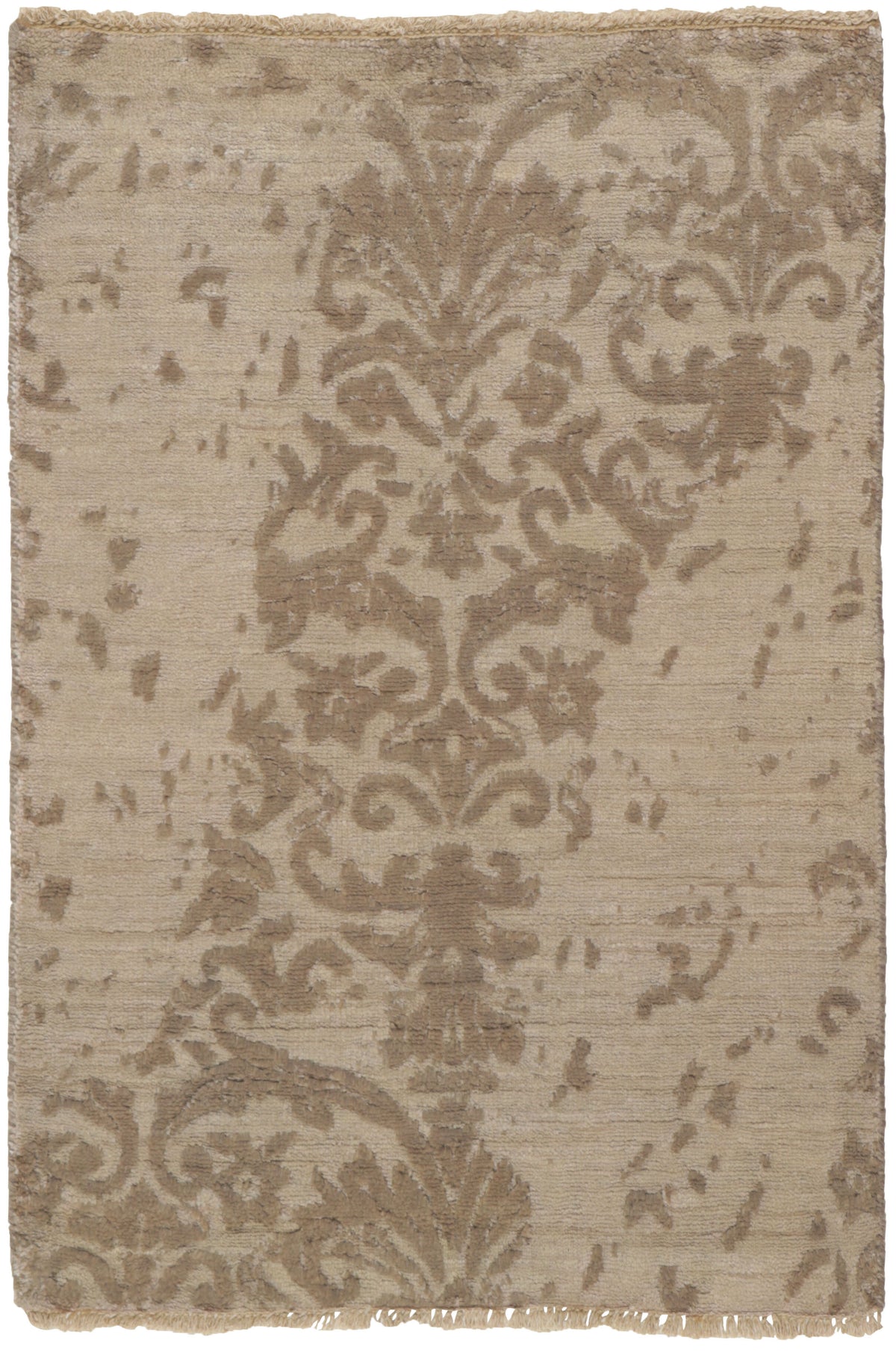 Elegant Hand Knotted Kashmir Rugs - Explore The Damask Collection60 cm x 90 cm