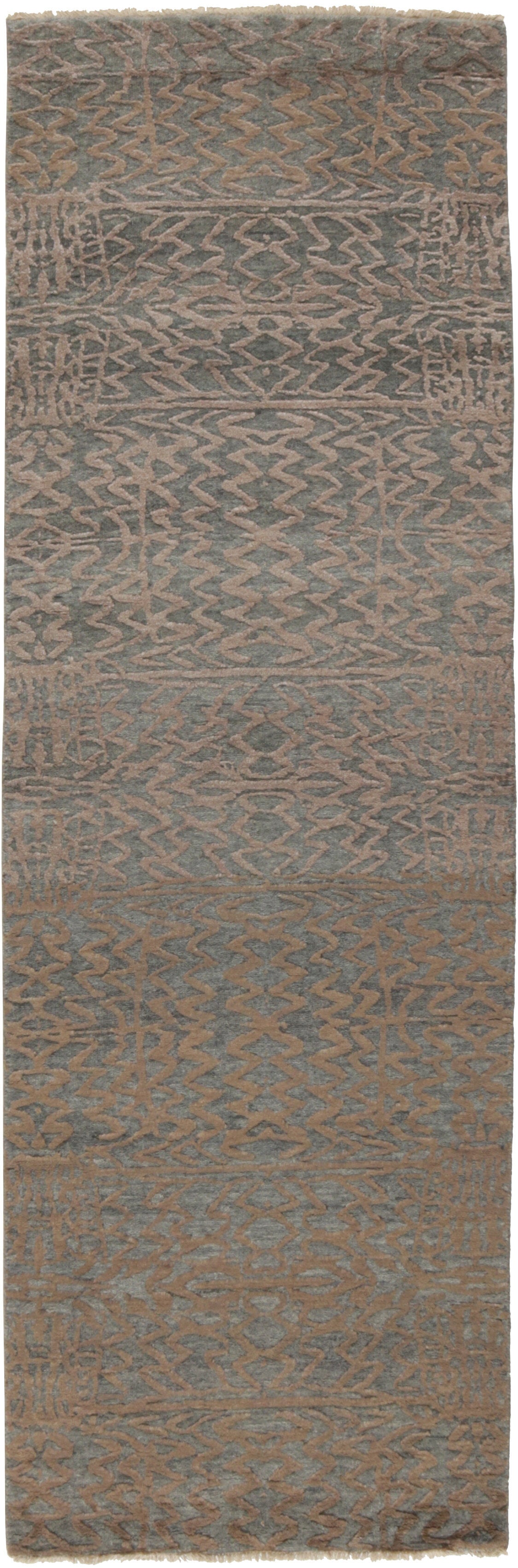 Timeless Hand Knotted Kashmir Rugs - The Damask Collection for Stylish Spaces81 cm x 252 cm