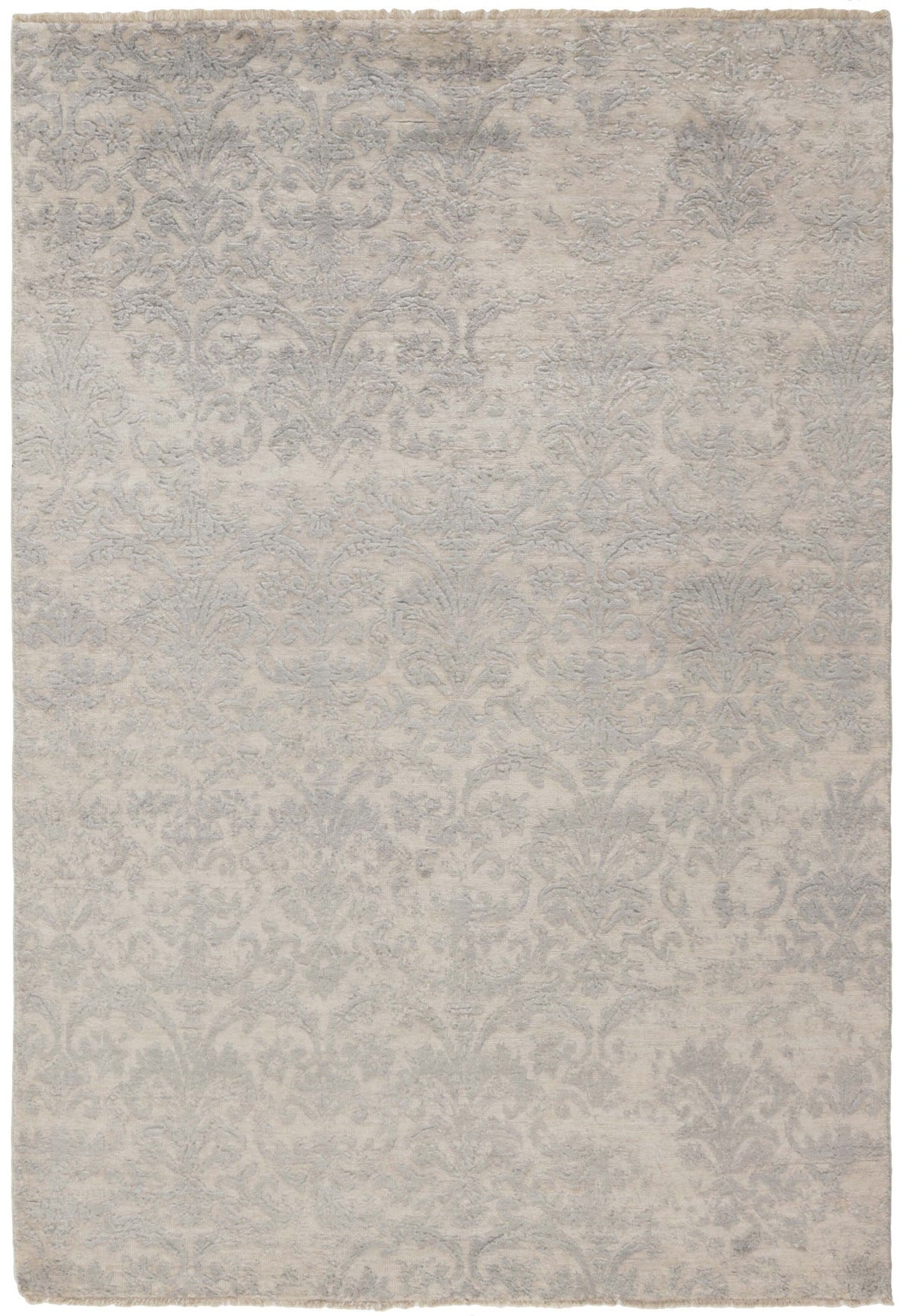 Hand Knotted Kashmir Rugs - The Damask Collection for Elegant Spaces136 cm x 201 cm