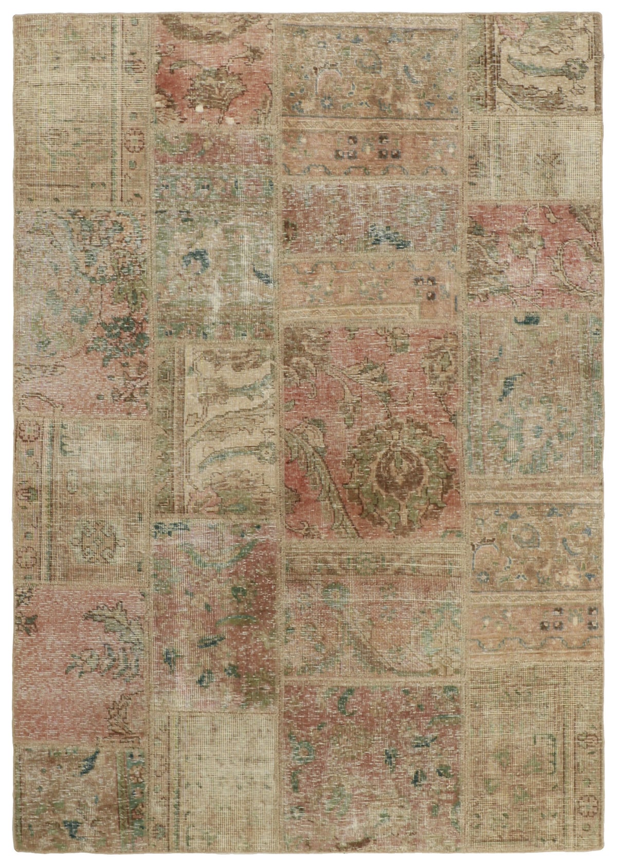 Vintage Royal Patchwork Rugs | Antique Persian Handcraft140 cm x 200 cm