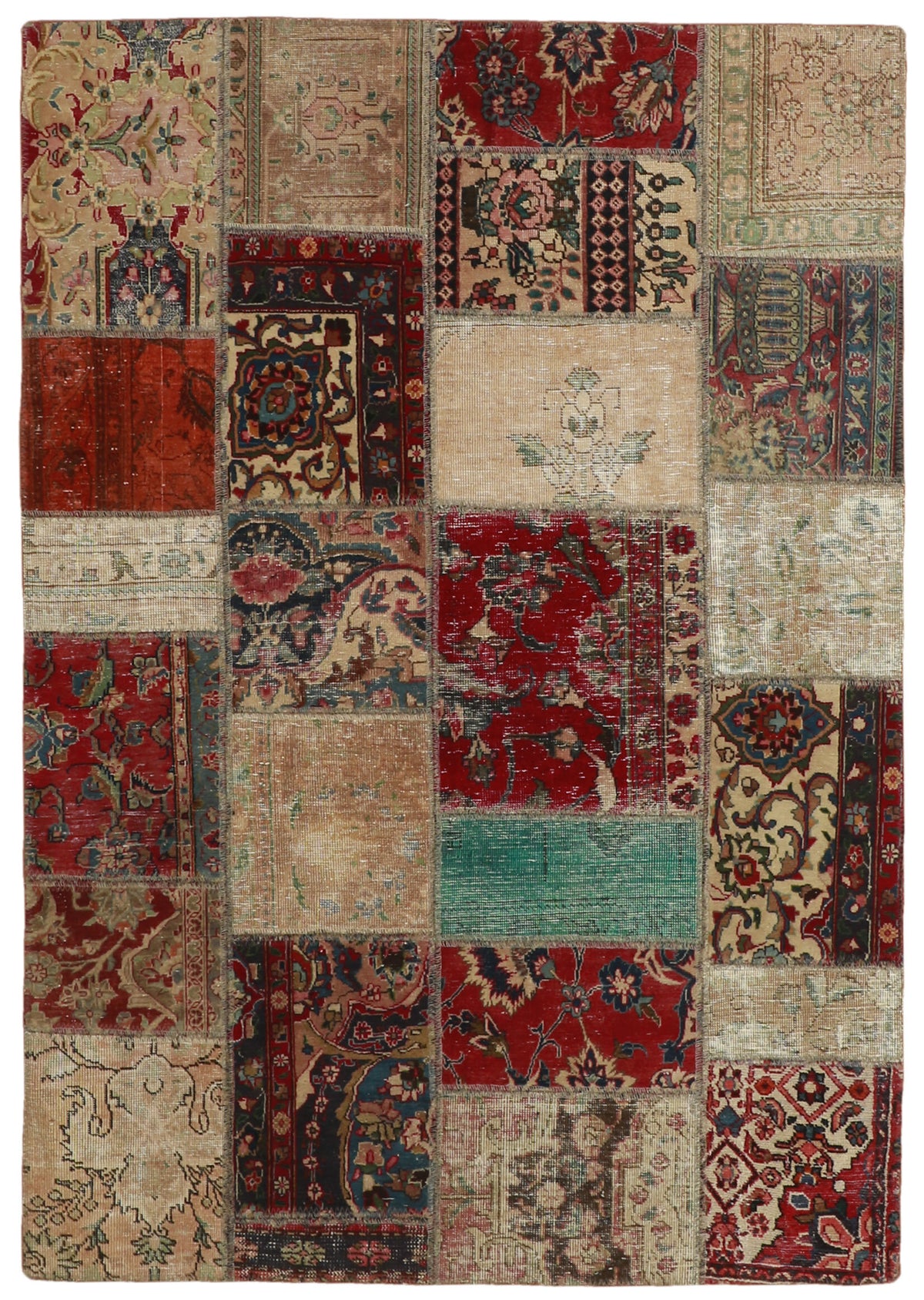 Vintage Royal Patchwork Rugs | Antique Persian Handcraft140 cm x 200 cm