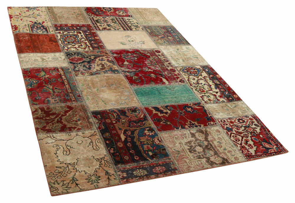 Vintage Royal Patchwork Rugs | Antique Persian Handcraft140 cm x 200 cm