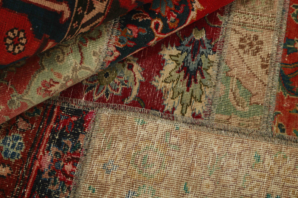 Vintage Royal Patchwork Rugs | Antique Persian Handcraft142 cm x 199 cm
