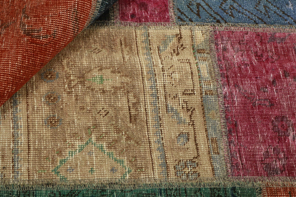 Vintage Royal Patchwork Rugs | Antique Persian Handcraft139 cm x 199 cm