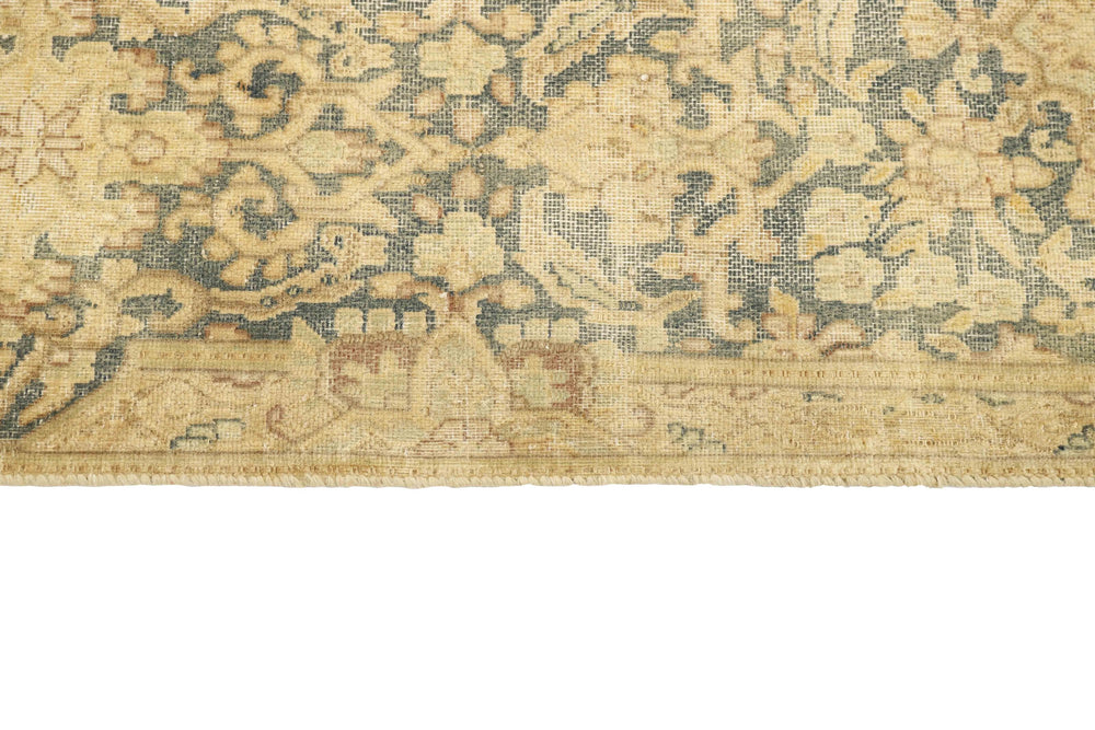 Vintage Kerman Collection: Antique Persian Hand-Knotted Rugs in Recoloured, Stonewashed Finishes295 cm x 380 cm