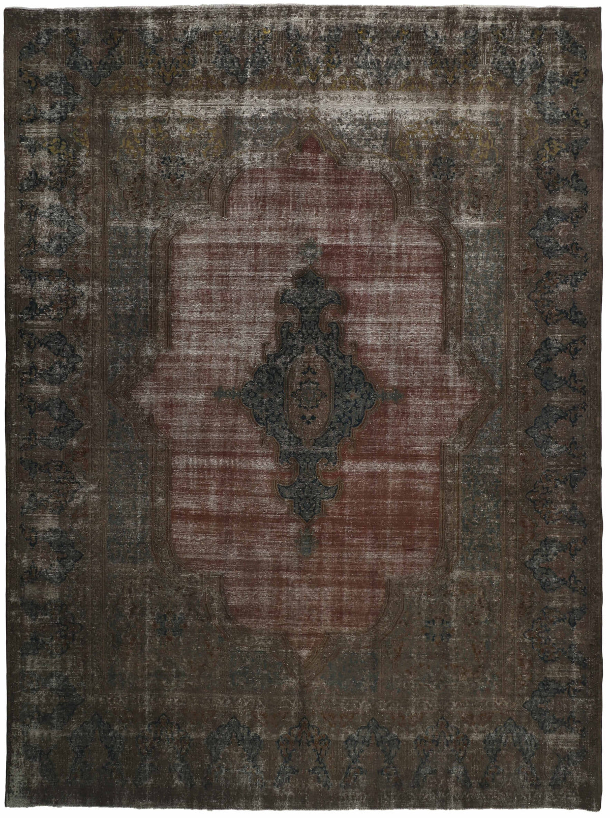 Vintage Kerman Fine Collection: Antique Persian Hand-Knotted Rugs in Stonewashed, Recoloured Finishes300 cm x 406 cm