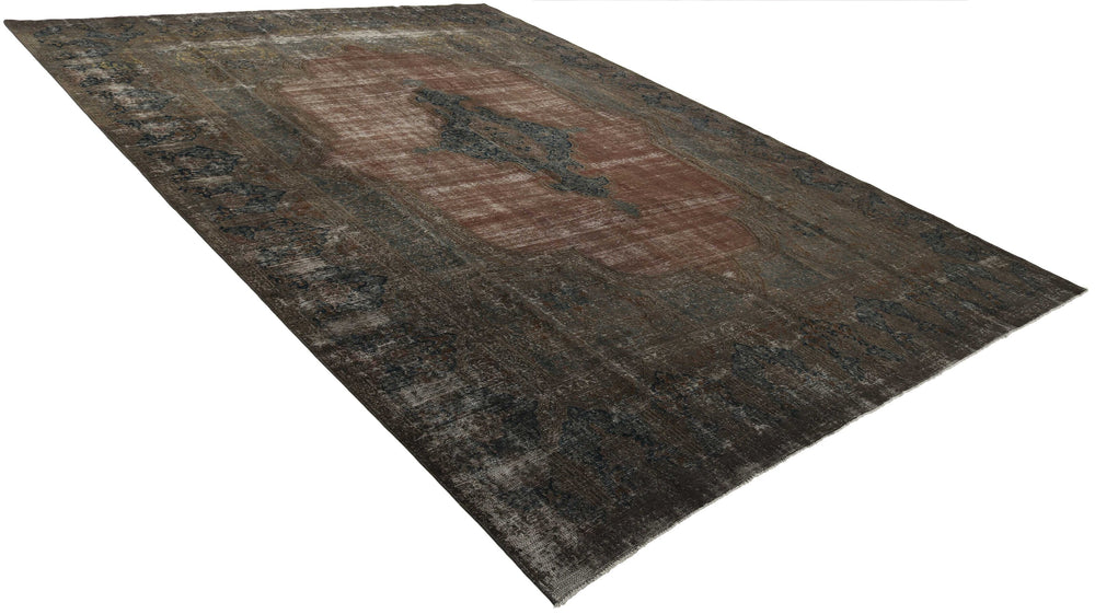 Vintage Kerman Fine Collection: Antique Persian Hand-Knotted Rugs in Stonewashed, Recoloured Finishes300 cm x 406 cm