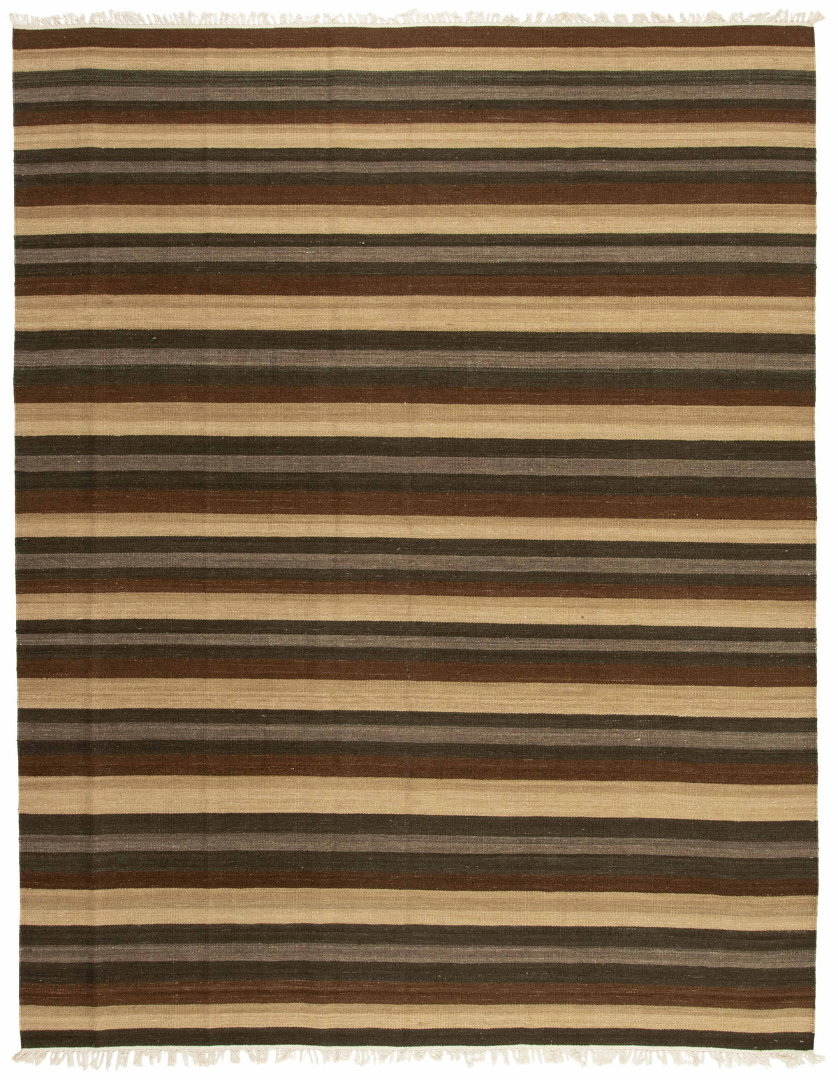 Flat-Woven Indian Kelim Rugs | Natural Colors for Scandinavian Homes240 cm x 310 cm